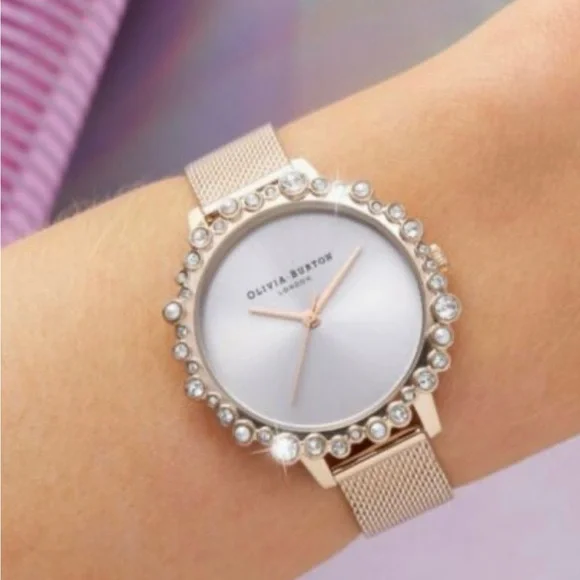 NIB OLIVIA BURTON Bubble Case Midi Dial Women display picture 1